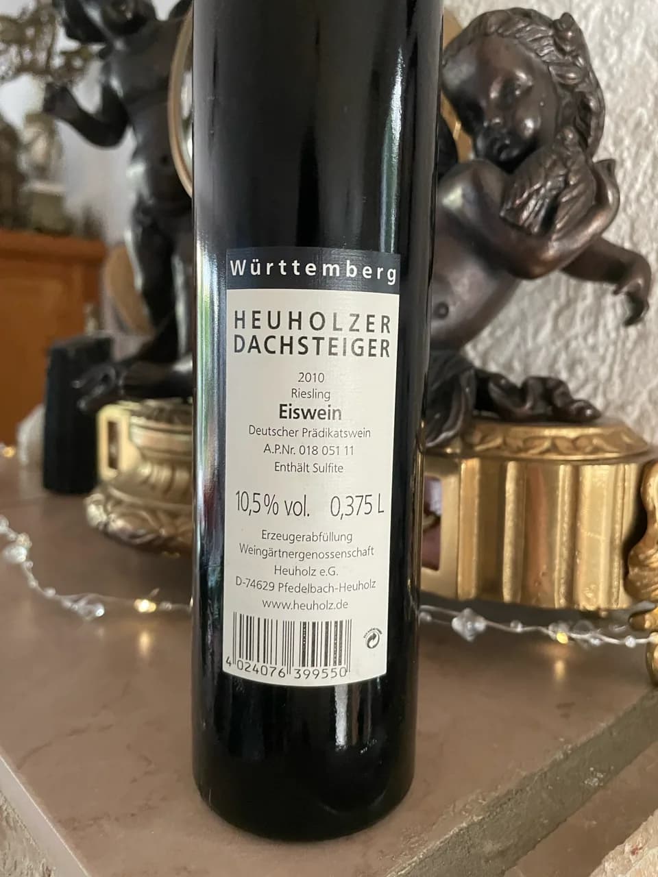 Heuholzer Dachsteiger 2010 Riesling Eiswein 10,5% pfedelbach - image 3