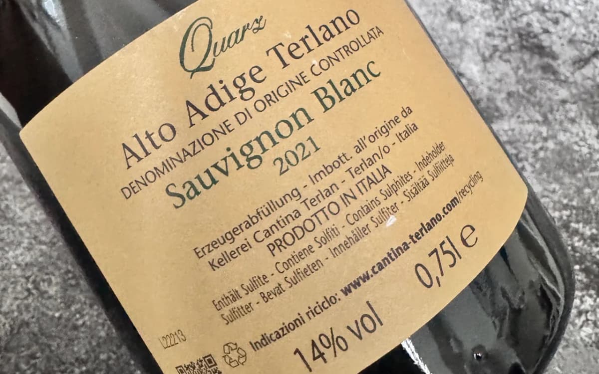 Cantina Terlan Quarz Sauvignon Blanc - image 3