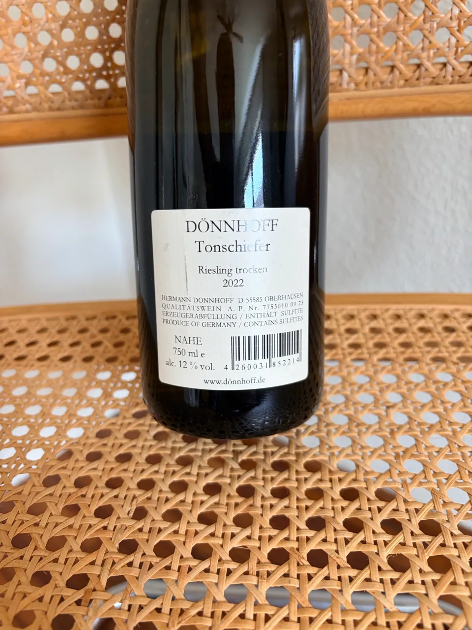 Dönnhoff Tonschiefer Riesling 2022 - image 3
