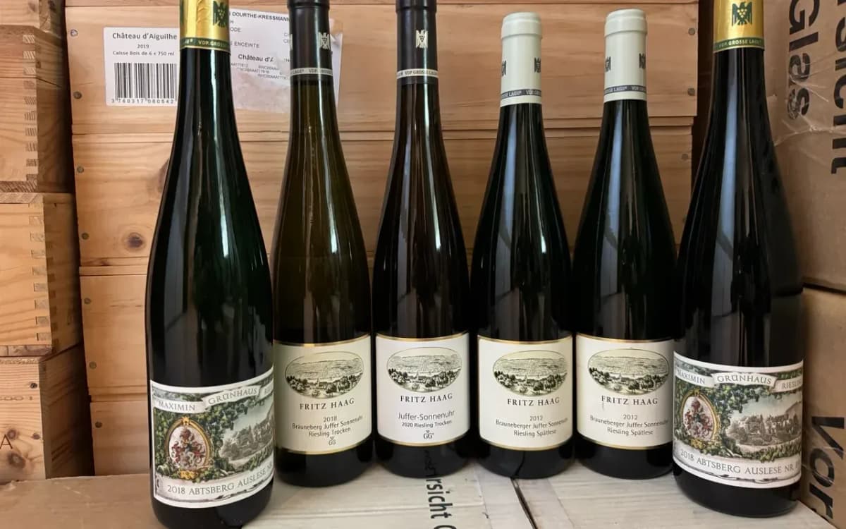 Mosel-Paket Haag, Grünhaus, GG, Spätlese, Auslese - 6 Flaschen - image 1