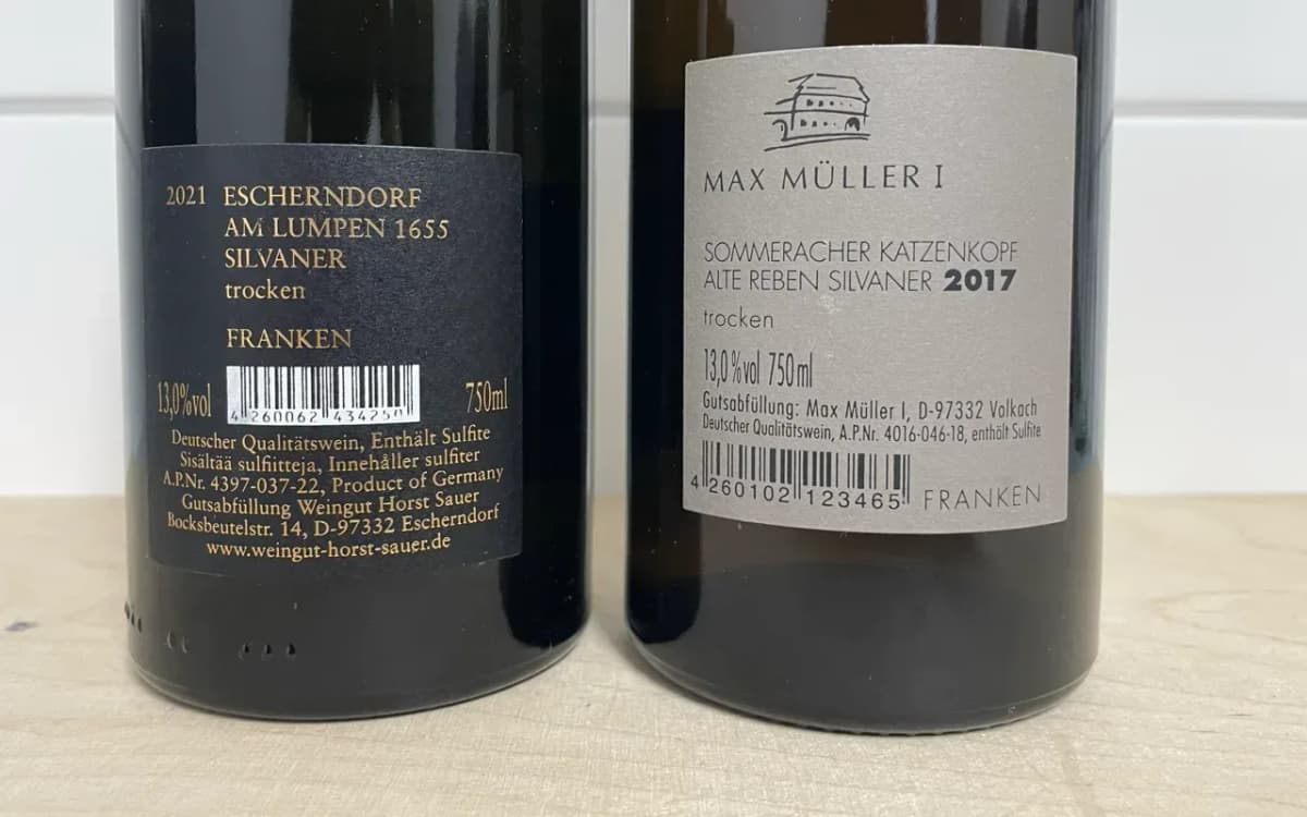 2er Paket Horst Sauer & Max Müller Silvaner VDP - image 3
