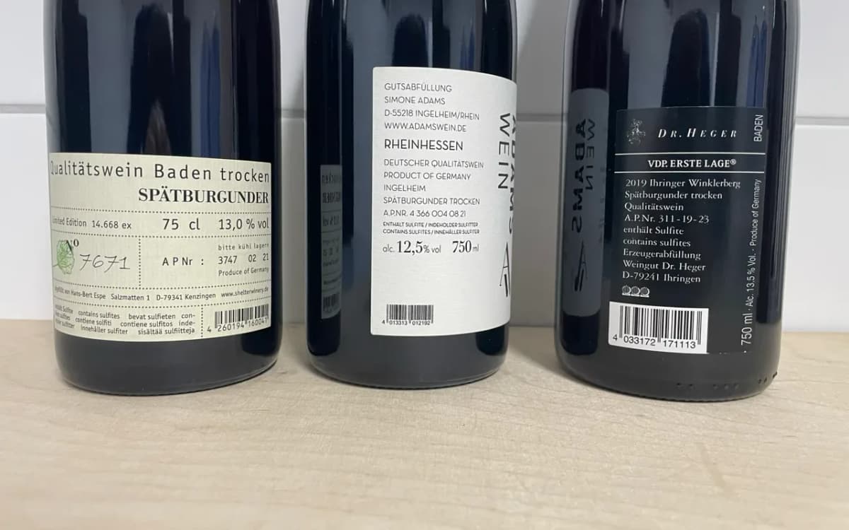 3er Paket Heger, Adams Pinot Noir - image 3