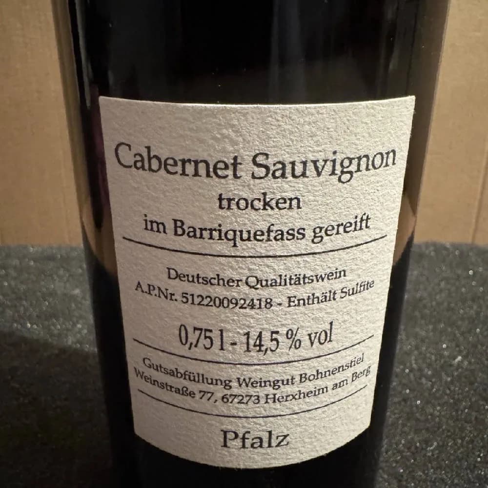 Bohnenstiel Cabernet Sauvignon - image 3