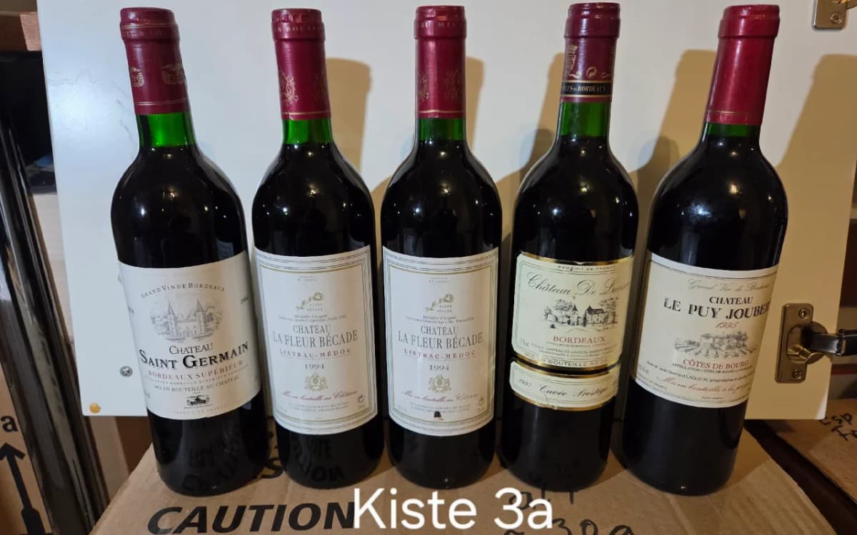 Großes Weinpaket: 60 Flaschen Rotwein (Bordeaux, Rioja u. a. ab 1989) - image 4