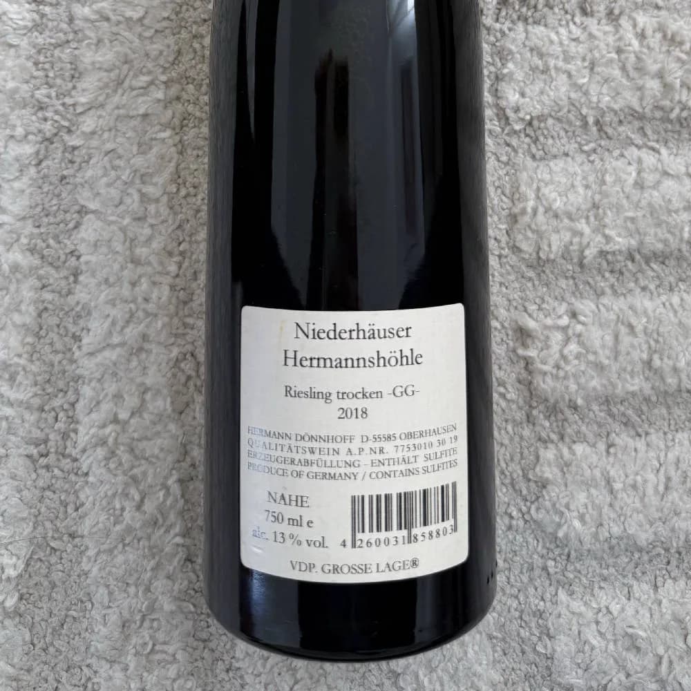 DÖNNHOFF Hermannshöhle Riesling 2018 - image 4