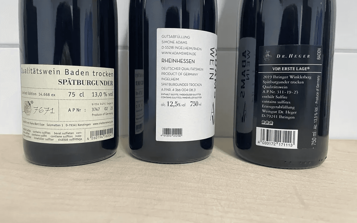 3er Paket Heger, Adams Pinot Noir - image 3