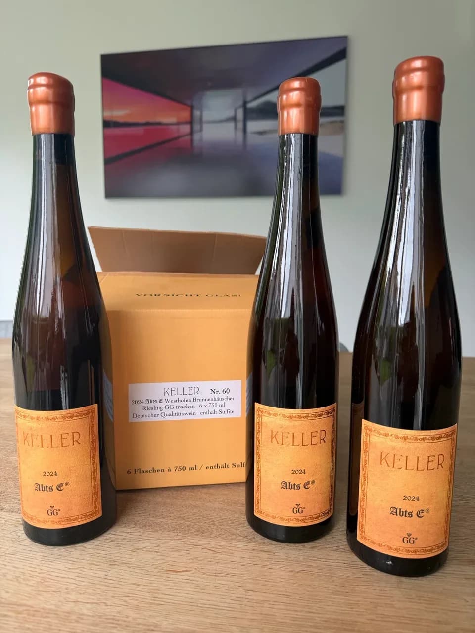 3 x Klaus Peter Keller Brunnenhäuschem Abts Erde Riesling GG - image 1