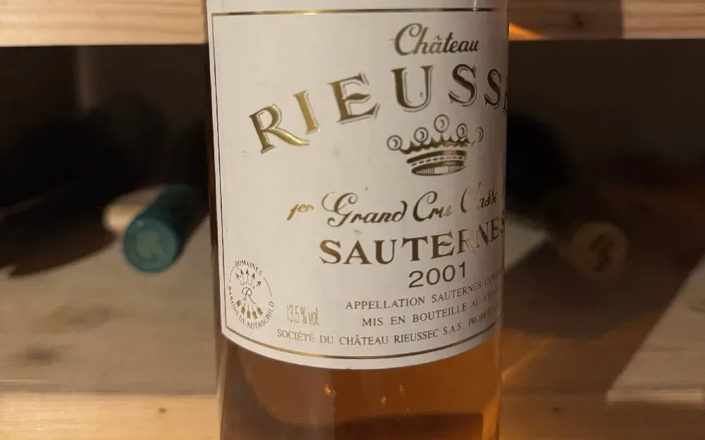 Rieussec Sauternes 2001 - image 2