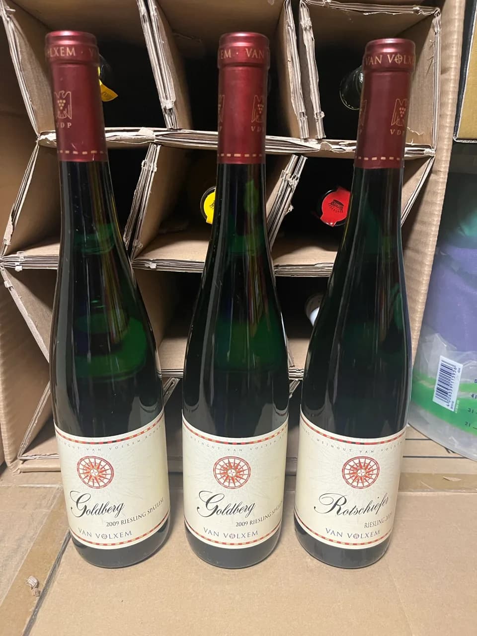 Van Volxem - 2x Goldberg (Riesling Spätlese) & 1x Rotschiefer (Riesling) - image 1