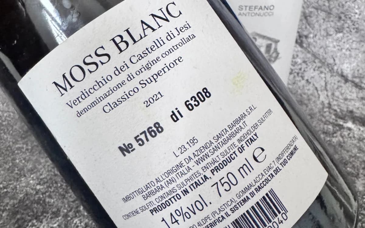 3 x Moss Blanc 2021 Santa Barbara Stefano Antonucci - image 3