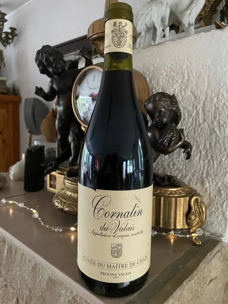 Cornalin du Valais cuvee du maitre de chais sion 2000 madeleine gay 13,5% Rotwein Scheiz RAR - image 1