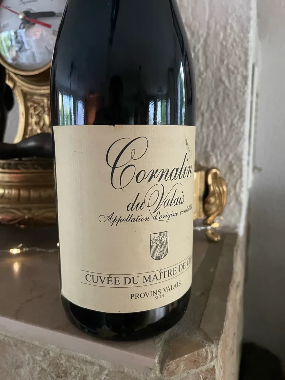 Cornalin du Valais cuvee du maitre de chais sion 2000 madeleine gay 13,5% Rotwein Scheiz RAR - image 2