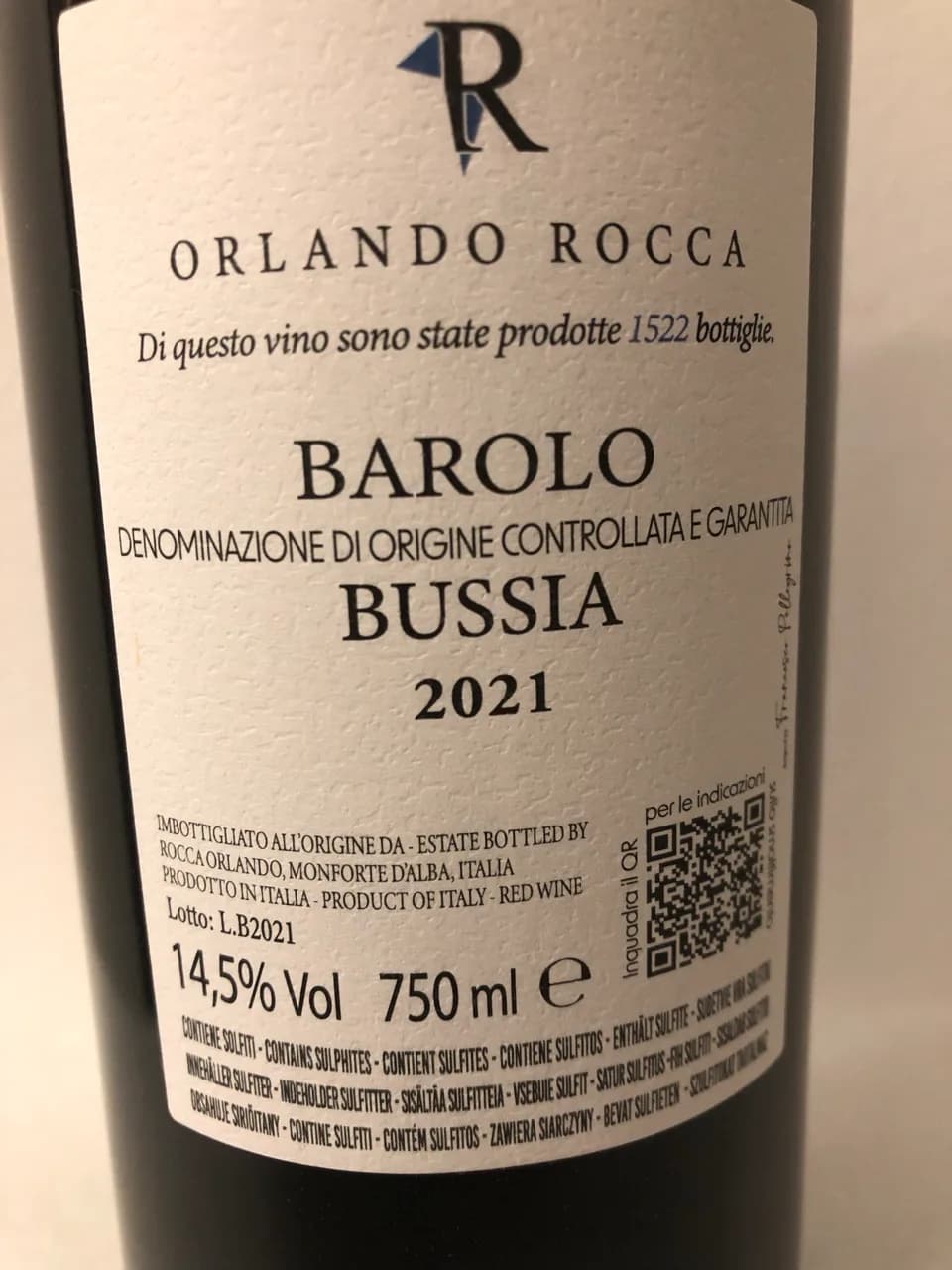 Orlando Rocca Sprun Barolo Bussia - image 4