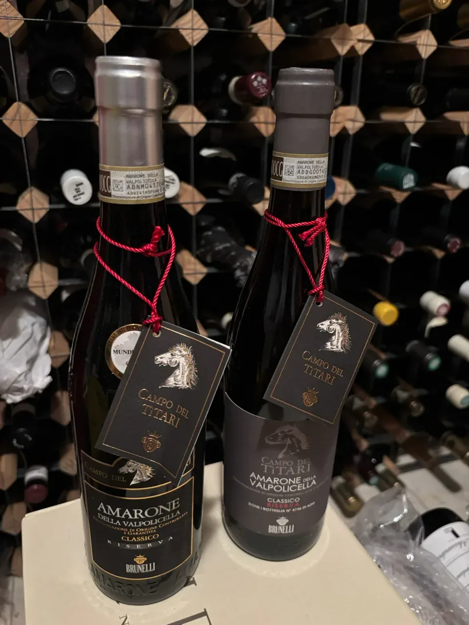 Brunelli Amarone Riserva Campo del Titari 2015 + 2018 - image 1