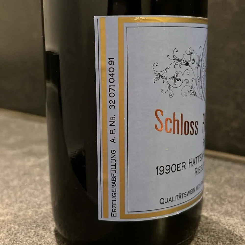 Schloss Reinhartshausen, Hattenheimer Wisselbrunnen Riesling Spätlese 1990 - image 3