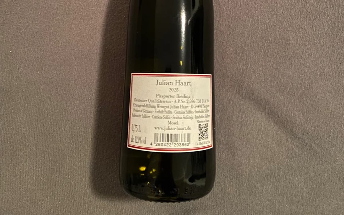 Julian Haart Piesporter Riesling 2025 Trocken - image 2
