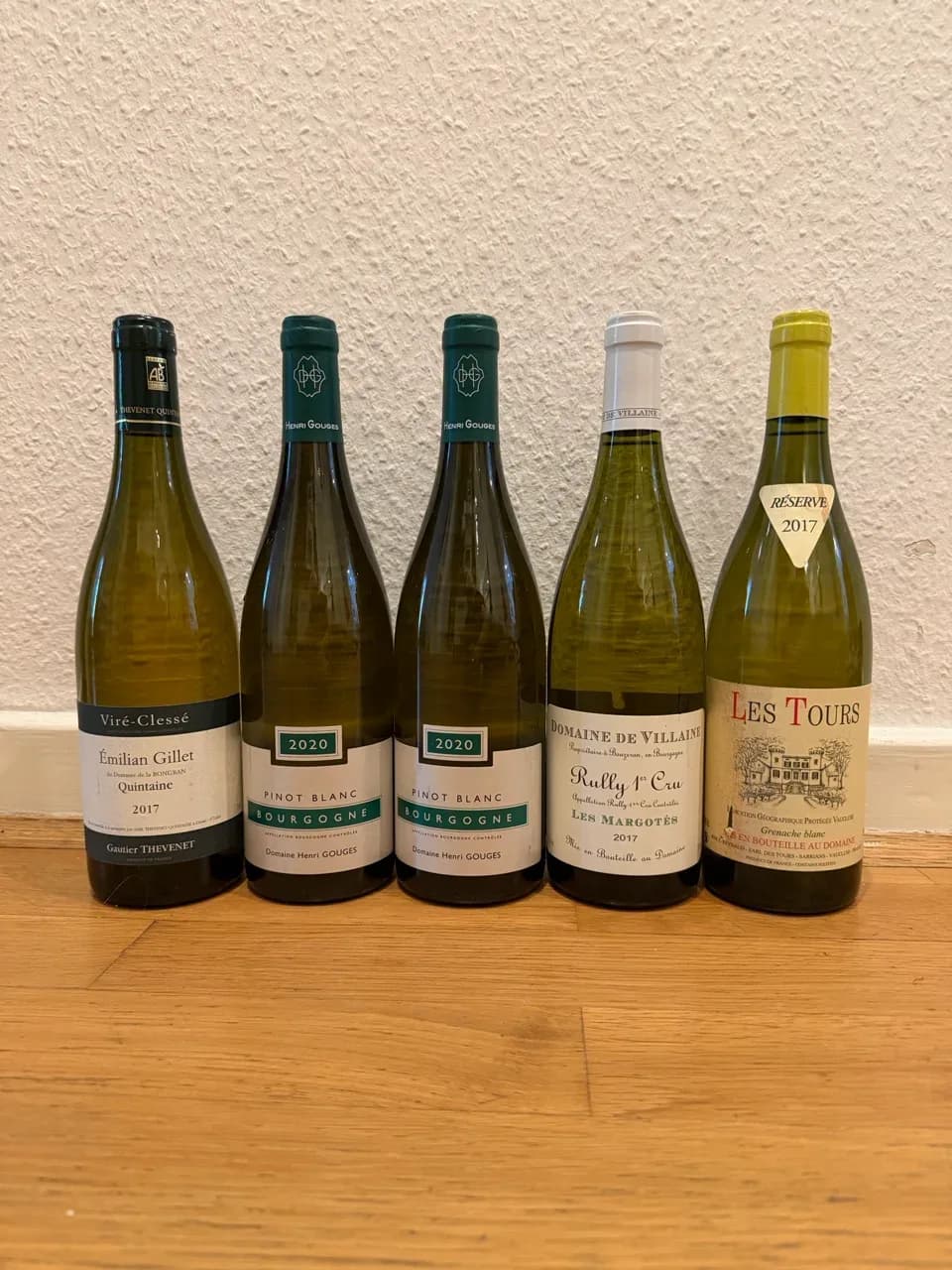 Frankreich weiß 5er Gouges, Villaine, Des Tours, Thevenet - image 1