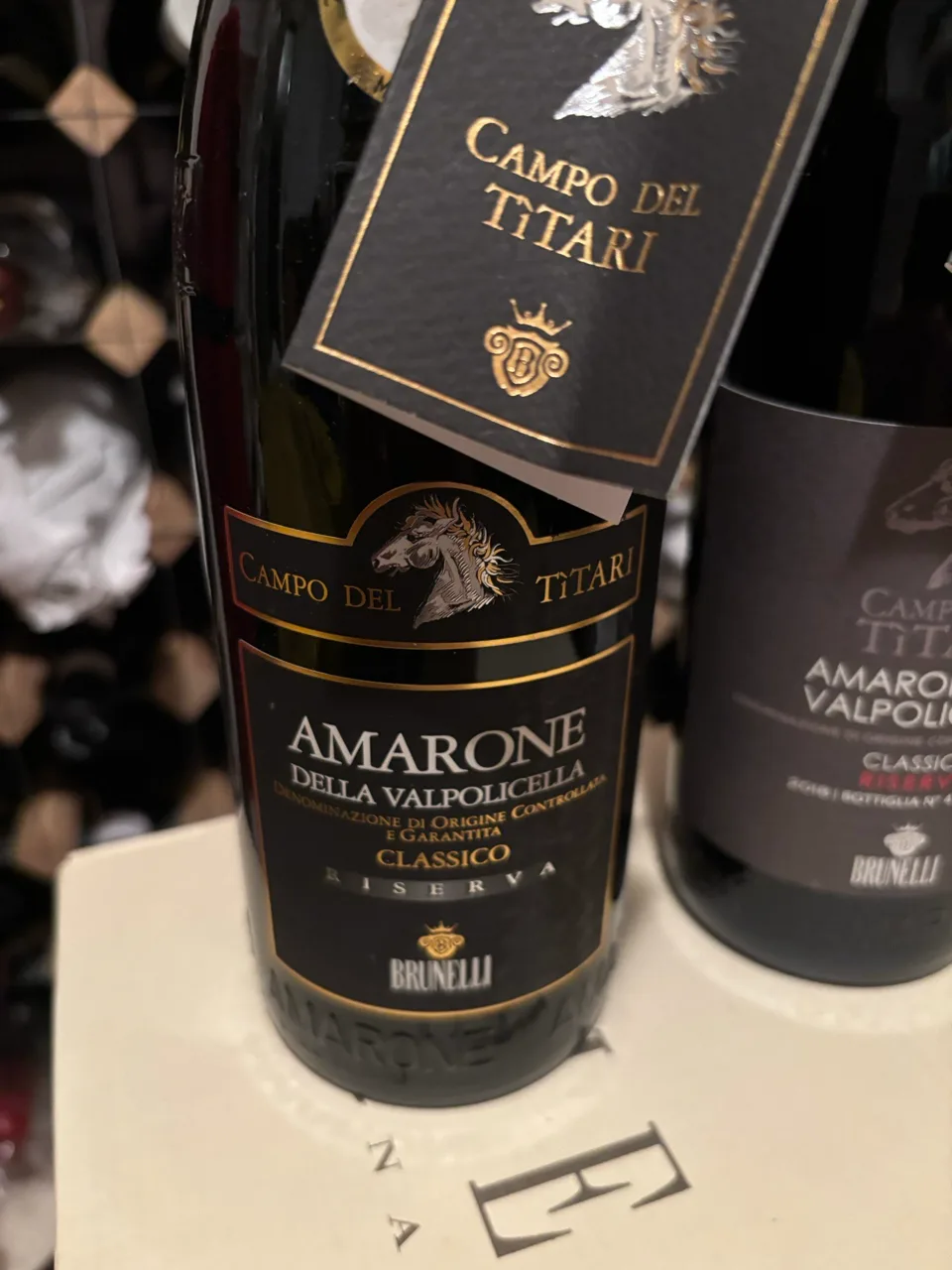 Brunelli Amarone Riserva Campo del Titari 2015 + 2018 - image 2
