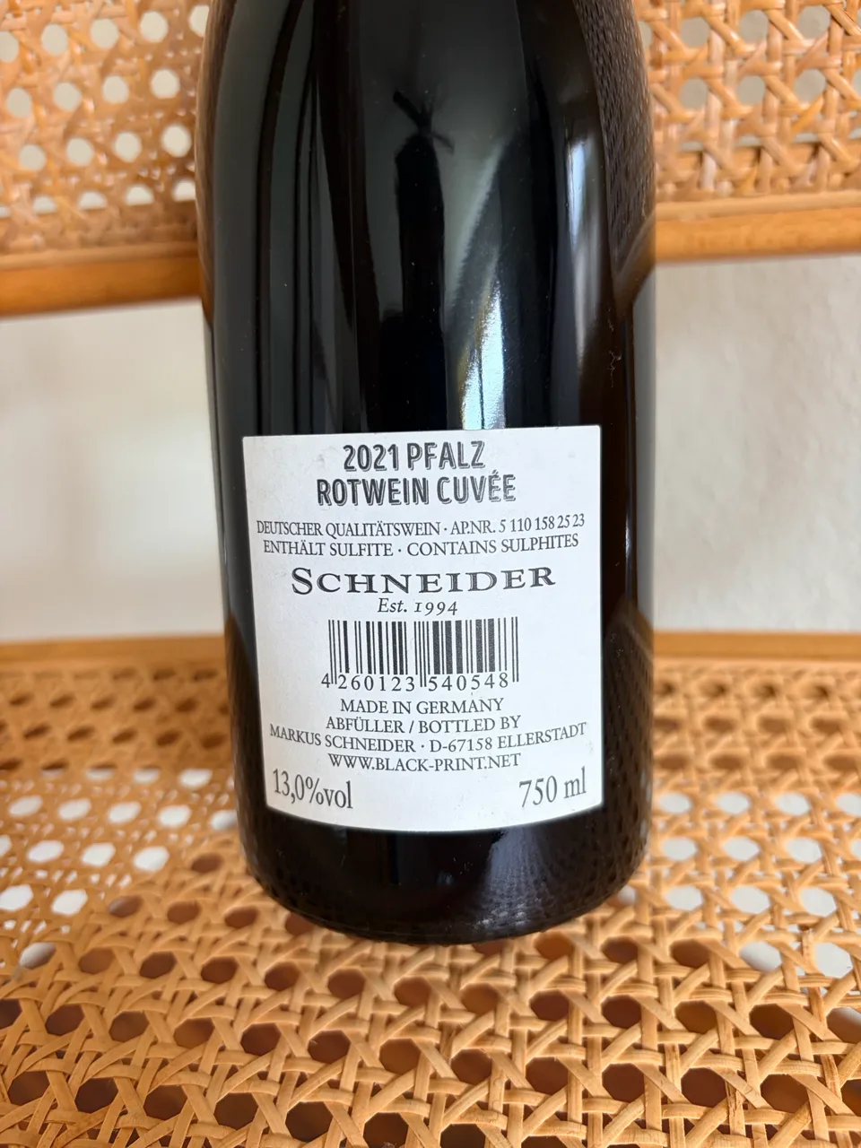 Schneider Ursprung Spätburgunder 2021 - image 3