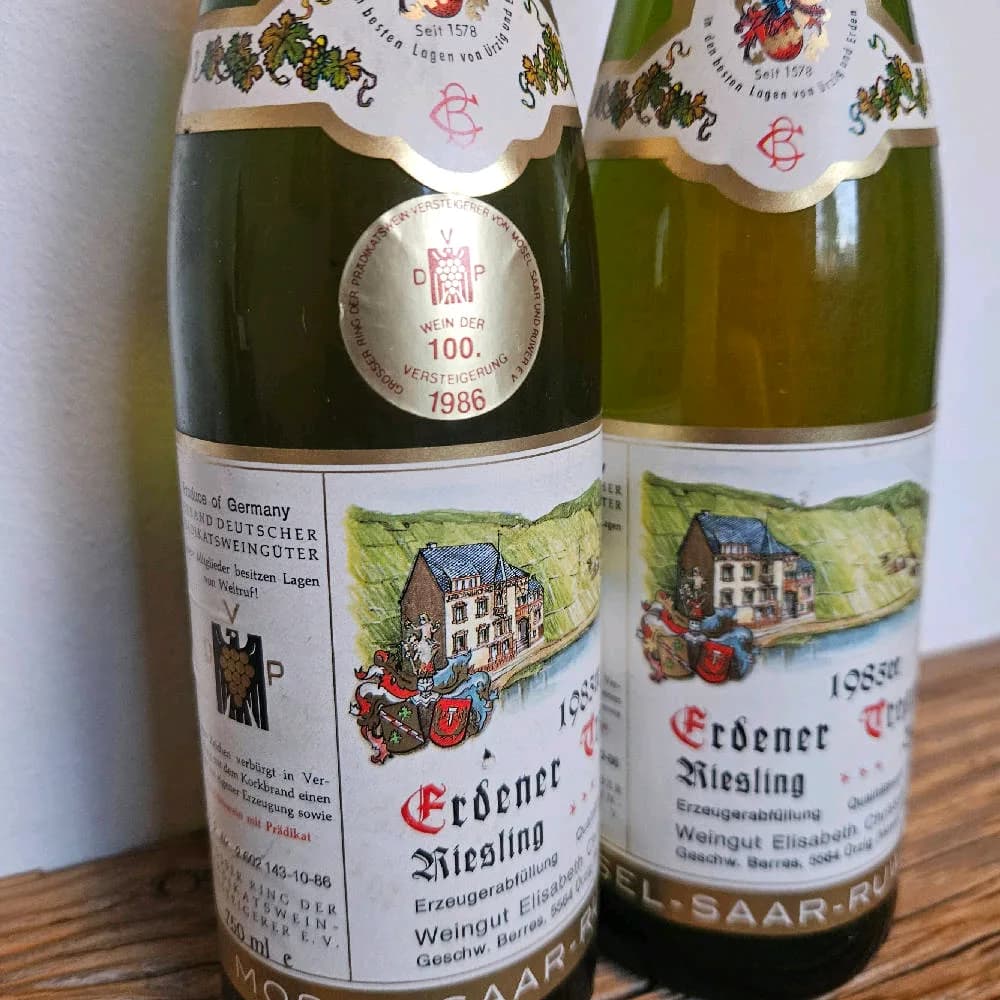 Christoffel-Berres Erdener Treppchen Auslese 1985 VDP Versteigerung - image 4