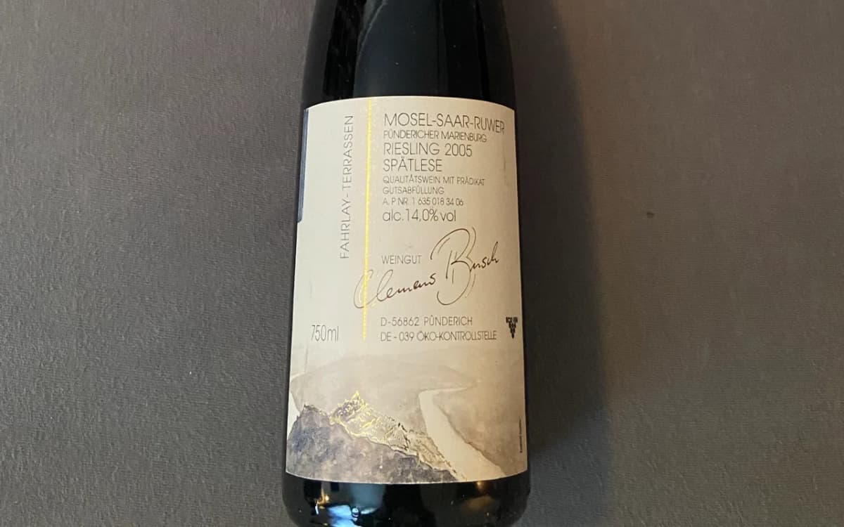 Clemens Busch: Marienburg Riesling Spätlese 2005 - image 1