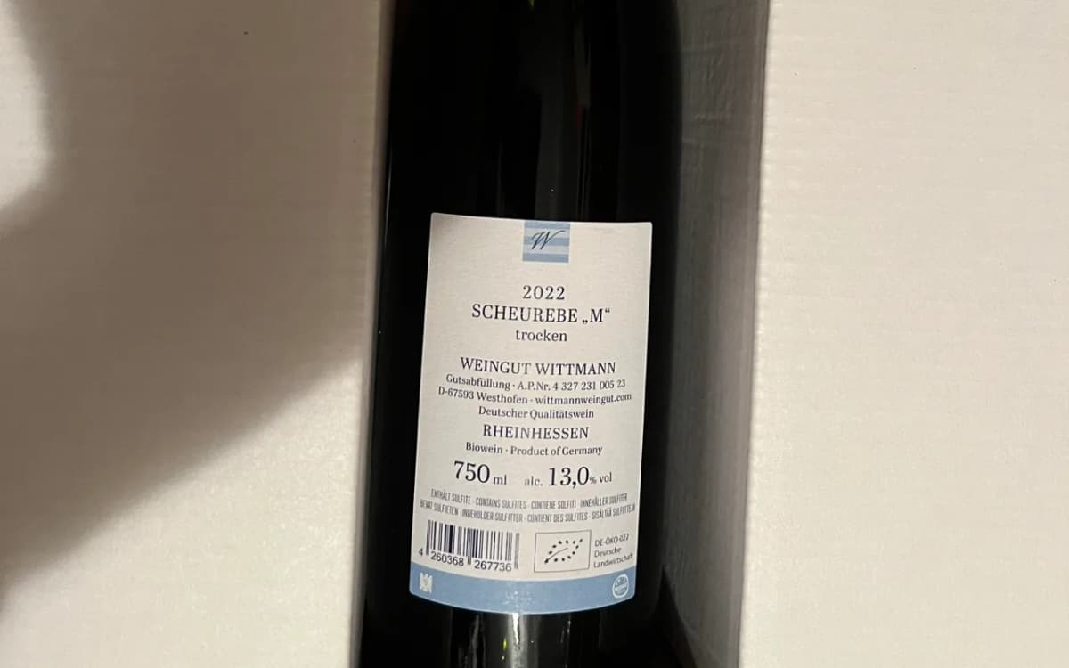 Wittmann Scheurebe M - image 3