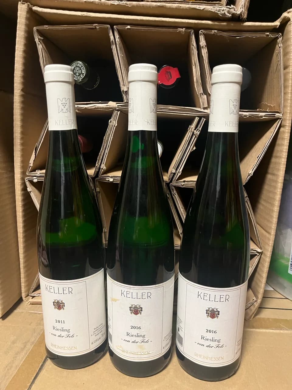 Keller Riesling "von der Fels" 2011 und 2x 2016 - image 1