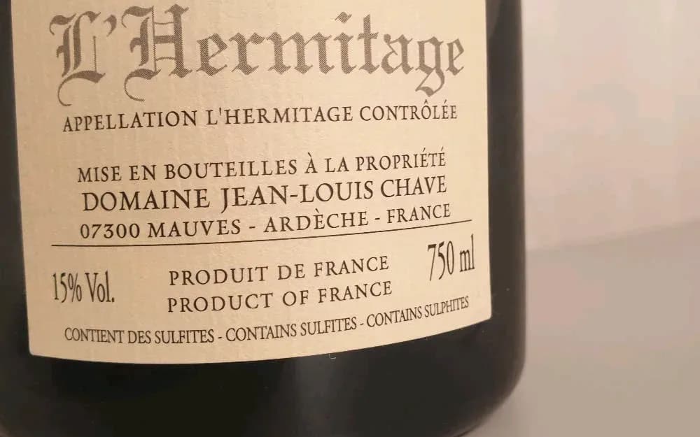 2019 Hermitage rouge- J.L. Chave - image 3
