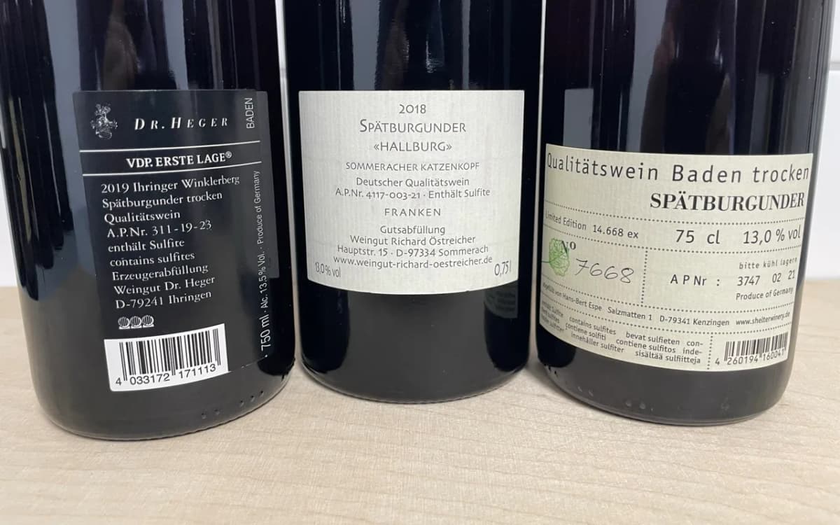 3er Paket Heger, Oestreicher Pinot Noir - image 3