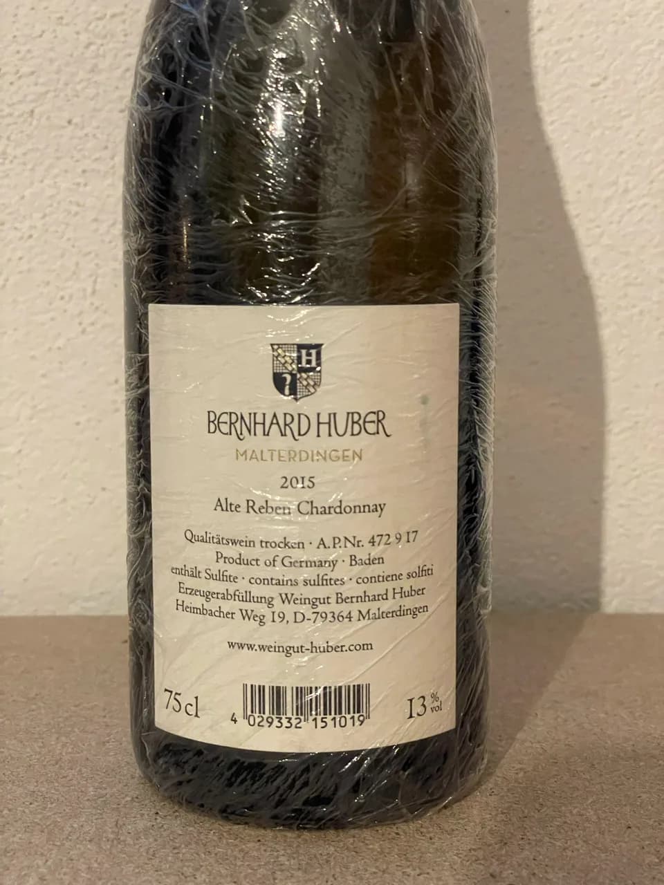 Bernhard Huber Alte Reben 2015 - image 2