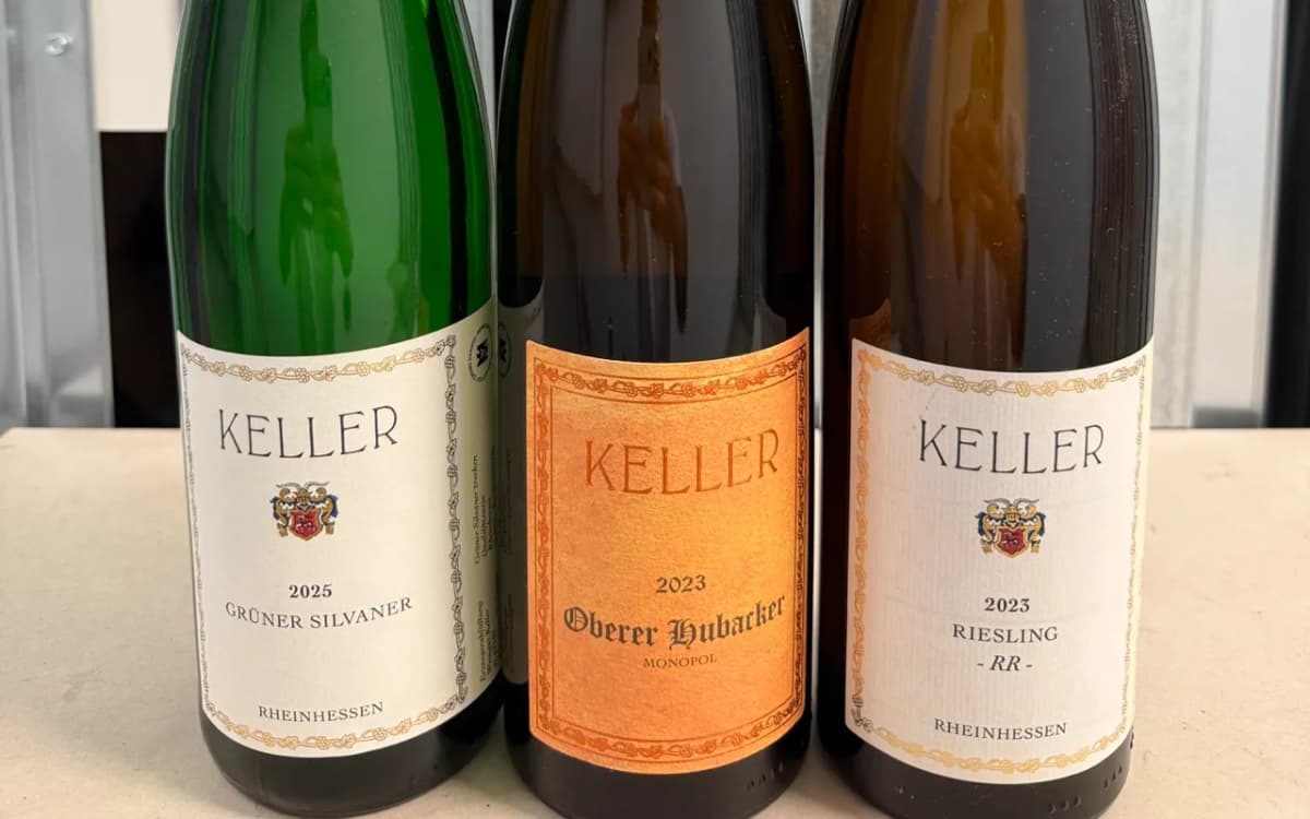 Keller Grüner Silvaner 2025; Keller Oberer Hubacker Monopol 2023; Keller Riesling - RR - 2023 - image 1