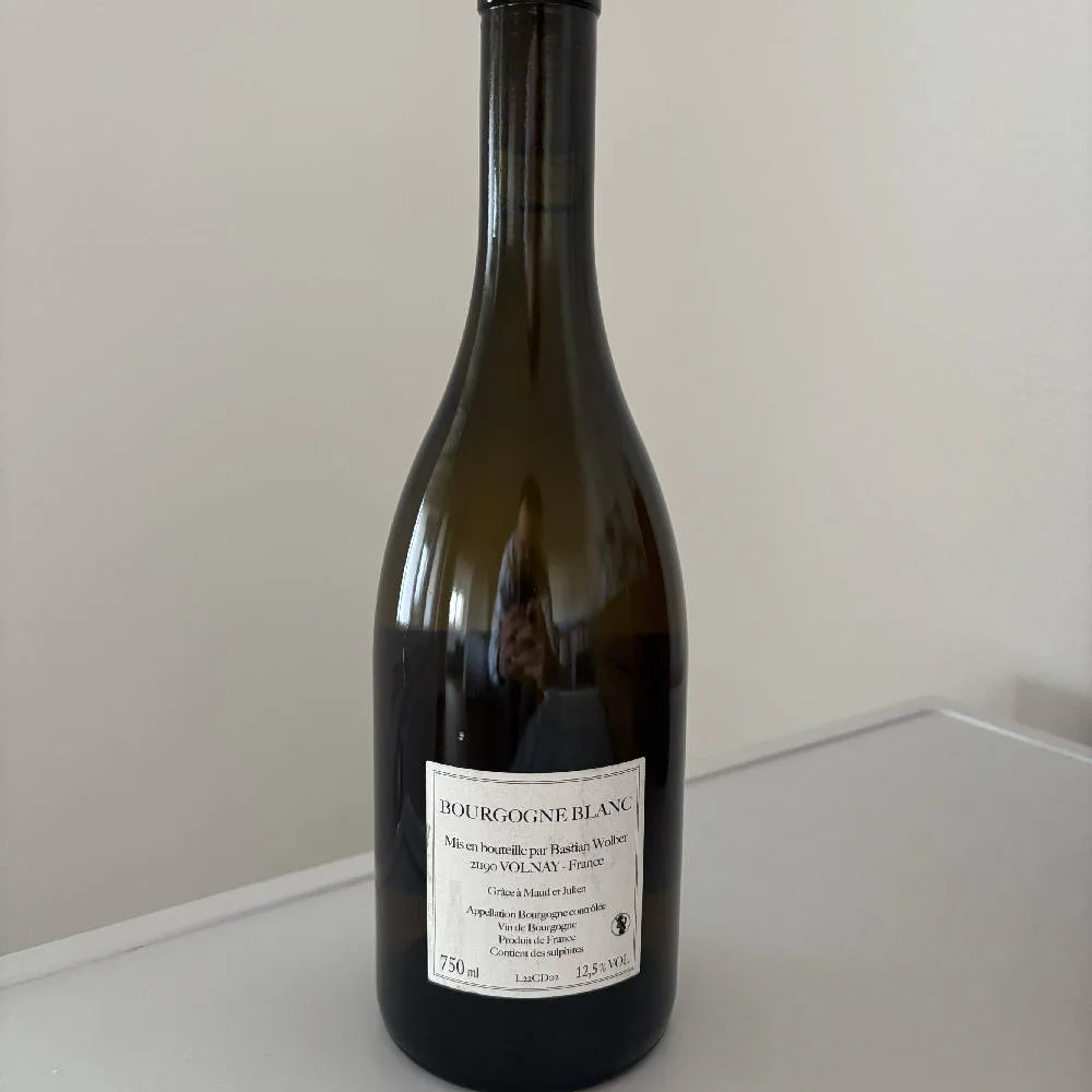 Bastian Wolber Laisse Tomber Bourgogne Blanc 2022 - image 2