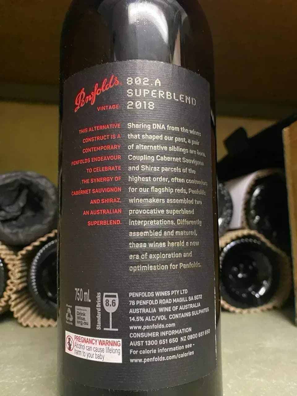 Penfolds 802.A Superblend - image 2