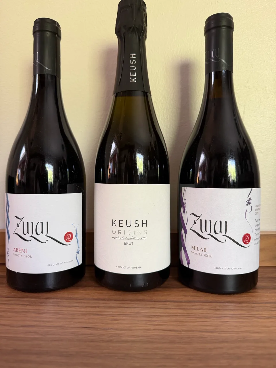 Keush Origins Brut; Zulal Areni; Zulal Milar - image 1