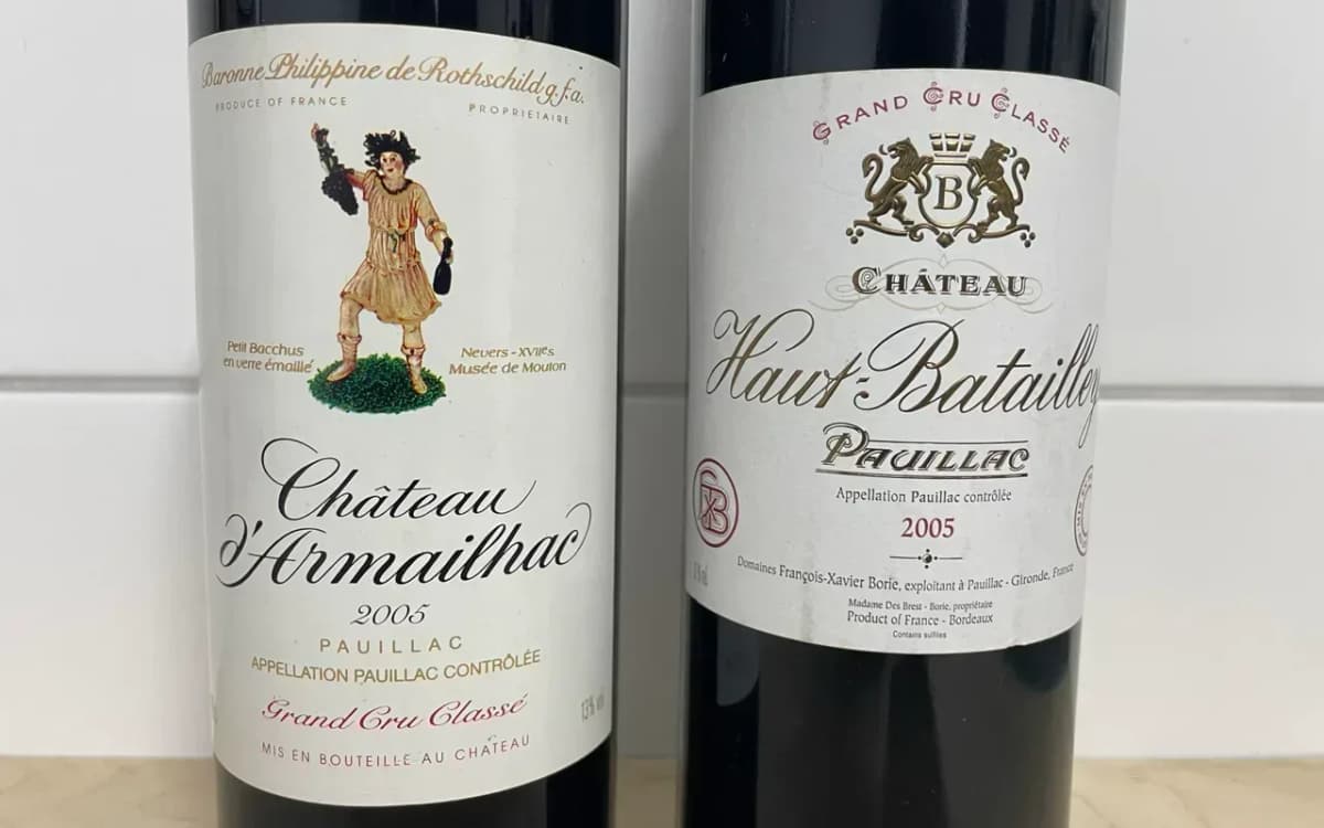 2er Paket Bordeaux Pauillac 2005 - image 2