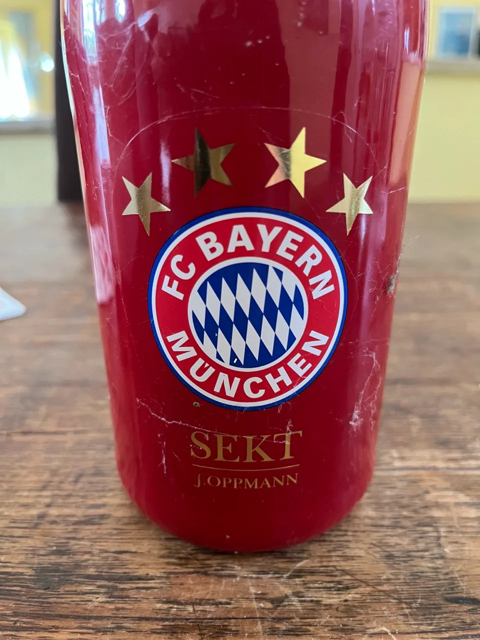 FC Bayern München Sektflasche / Sammlerflasche ungeöffnet – J. Oppmann - image 2