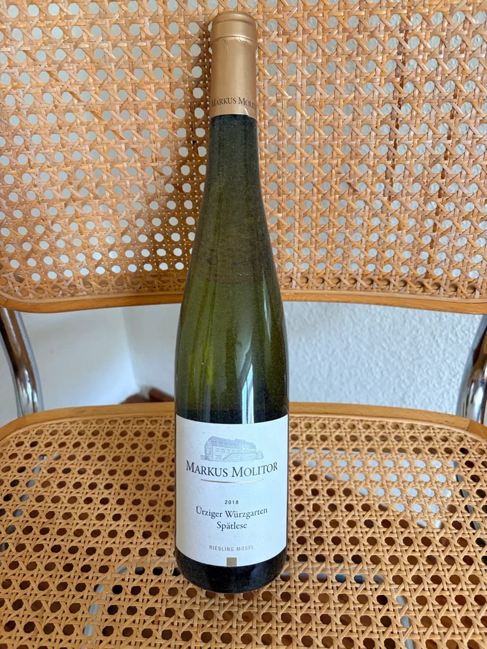 Markus Molitor Ürziger Würzgarten Spätlese 2018 Goldene Kapsel - image 2