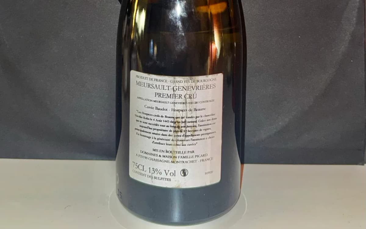 2020 Hospices de Beaune Genevrieres Cuvee Baudot - image 2