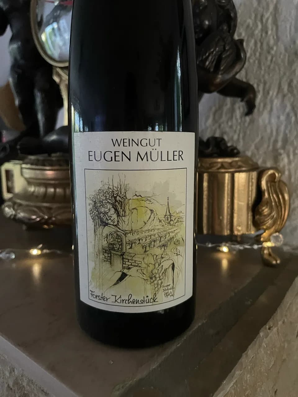Weingut Eugen Müller Forster Kirchenstück 2002 Riesling Auslese Pfalz 9% Süsswein - image 2