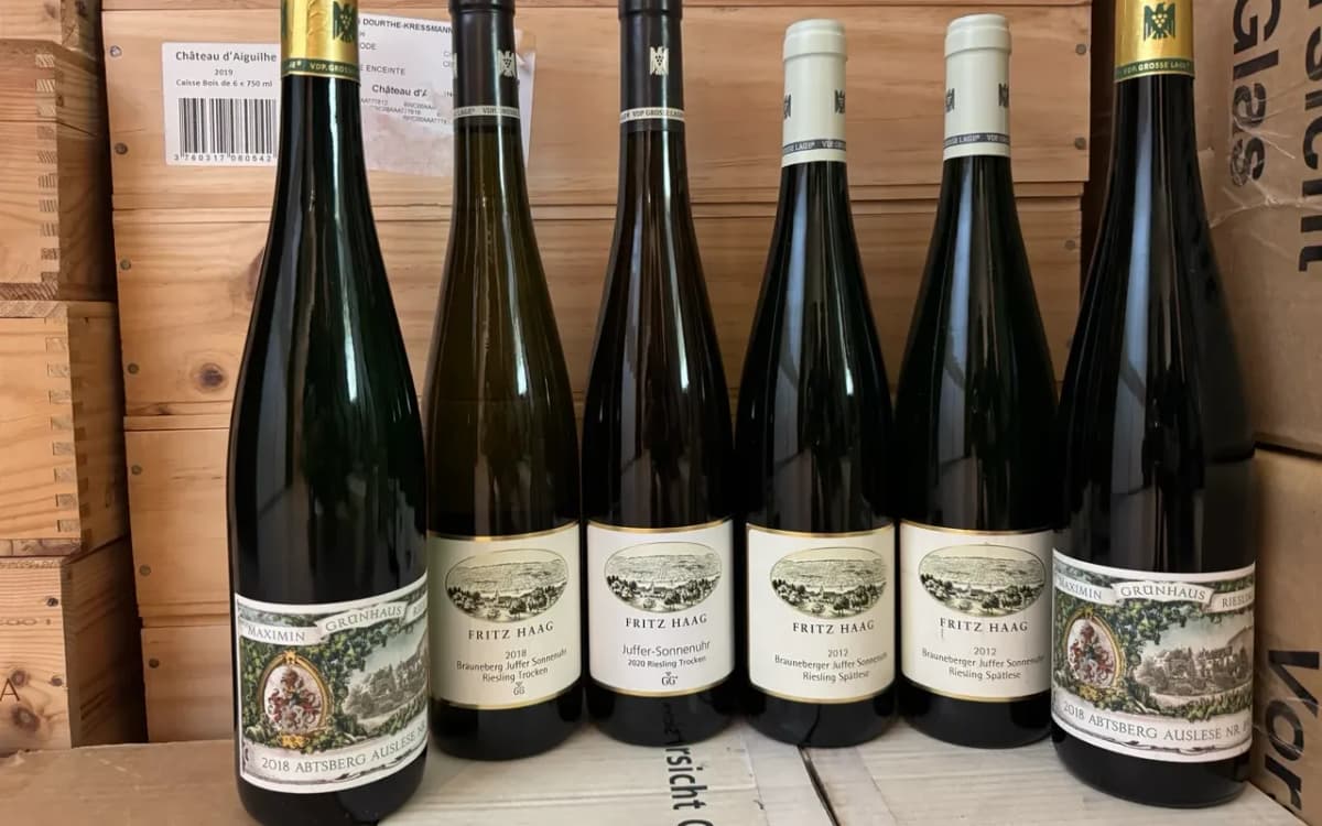 Mosel-Paket Haag, Grünhaus, GG, Spätlese, Auslese - 6 Flaschen - image 1