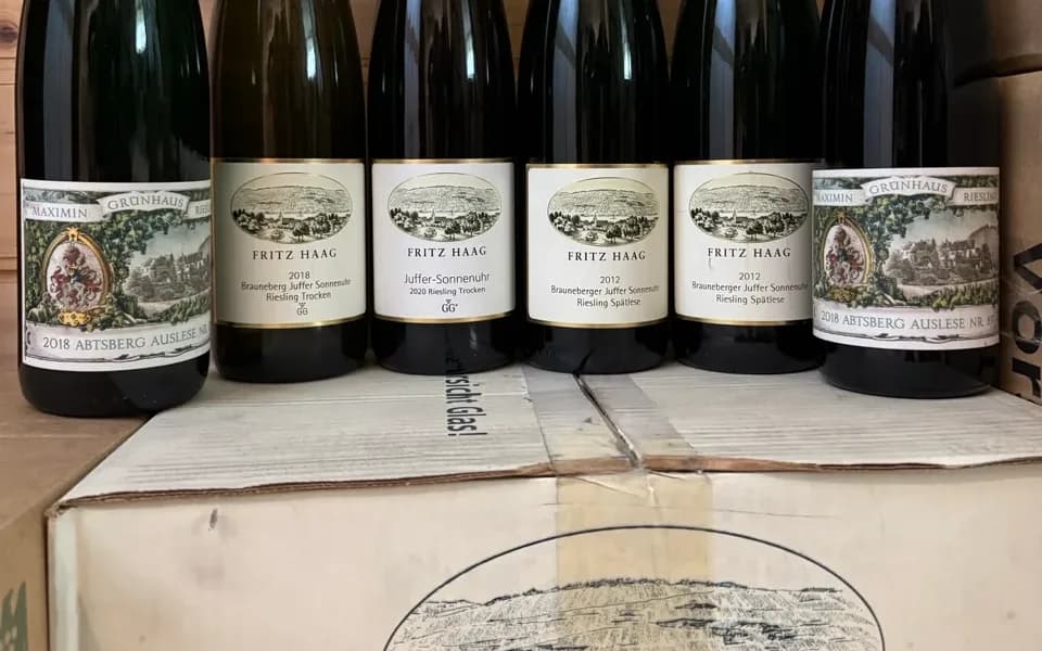Mosel-Paket Haag, Grünhaus, GG, Spätlese, Auslese - 6 Flaschen - image 2