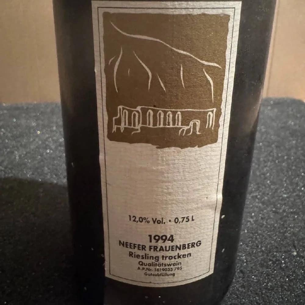 1994 Reinhold Franzen Neefer Frauenberg Riesling trocken Wein - image 1