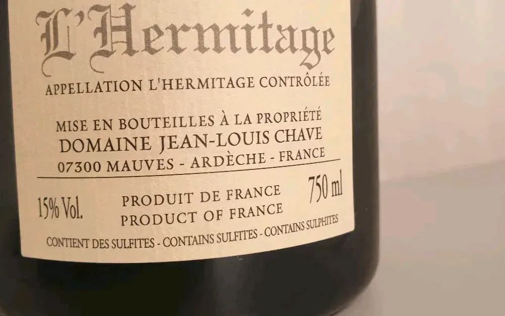 2019 Hermitage rouge- J.L. Chave - image 4