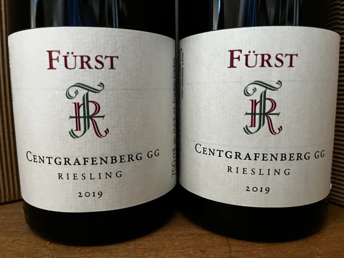 2019 Fürst Centgrafenberg GG Riesling zwei Flaschen - image 1