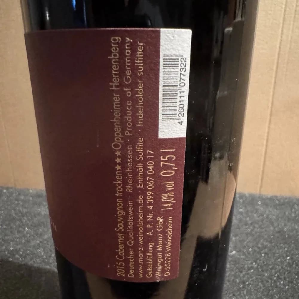 Manz Herrenberg Cabernet Sauvignon - image 3
