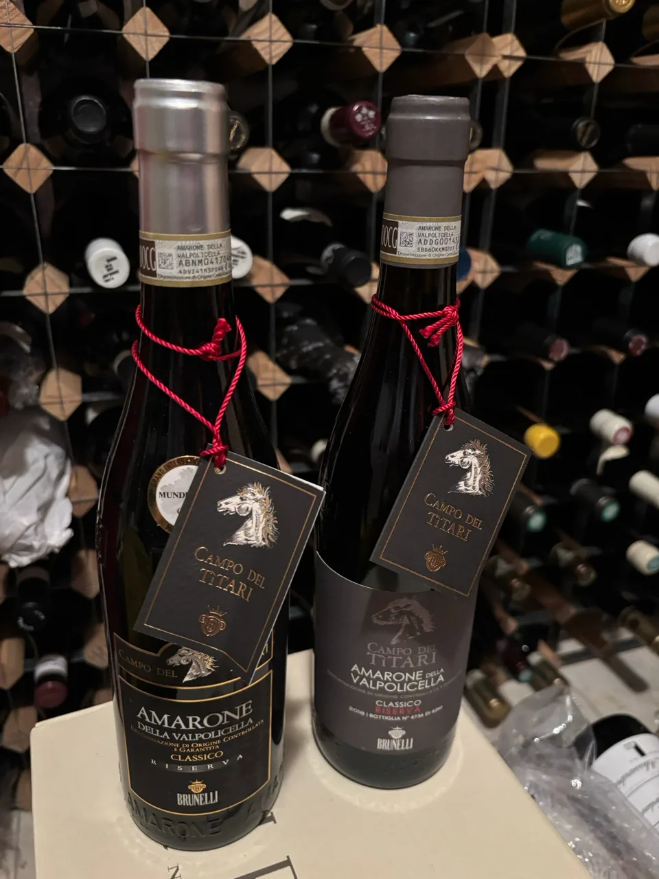 Brunelli Amarone Riserva Campo del Titari 2015 + 2018 - image 1