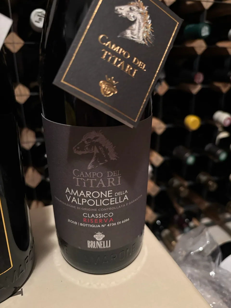 Brunelli Amarone Riserva Campo del Titari 2015 + 2018 - image 3