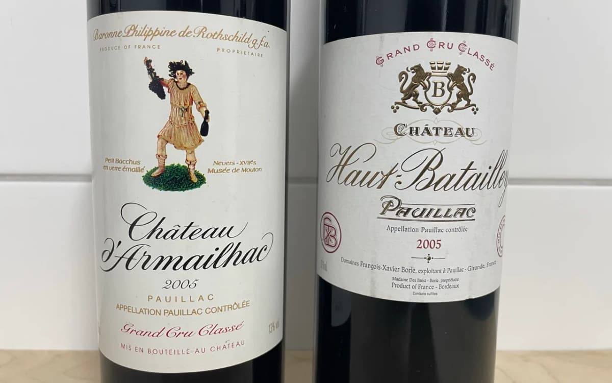 2er Paket Bordeaux Pauillac 2005 - image 2