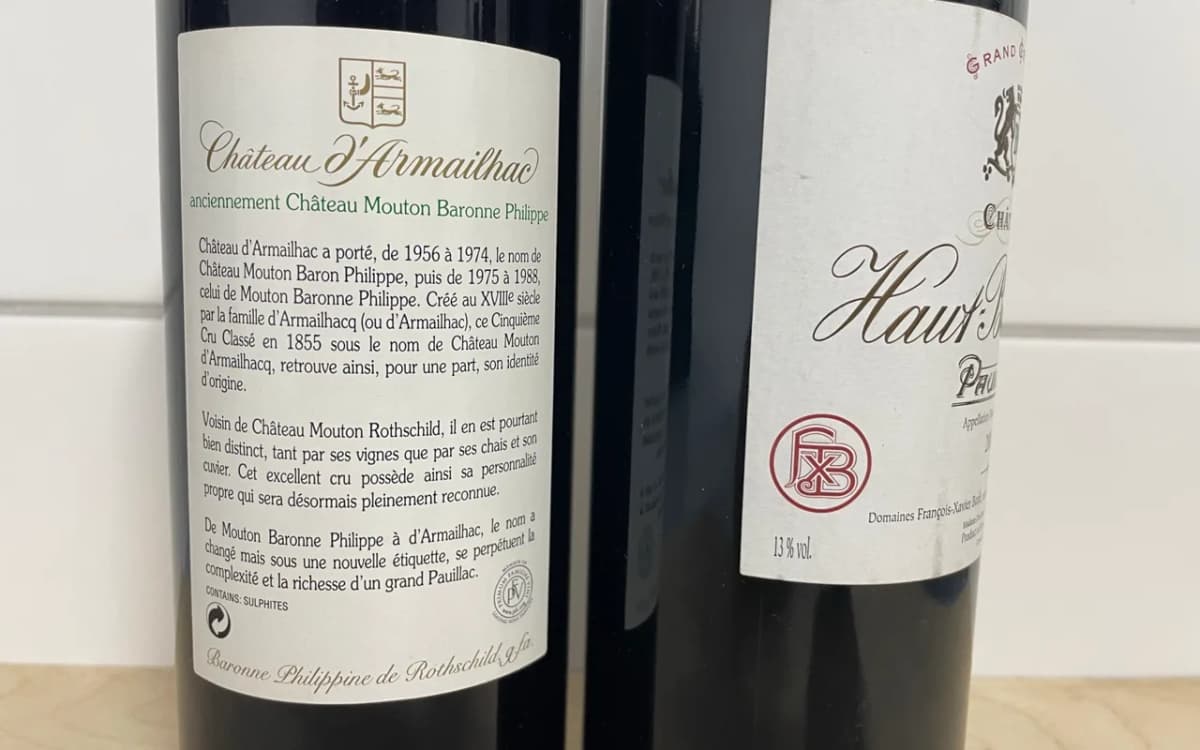 2er Paket Bordeaux Pauillac 2005 - image 3