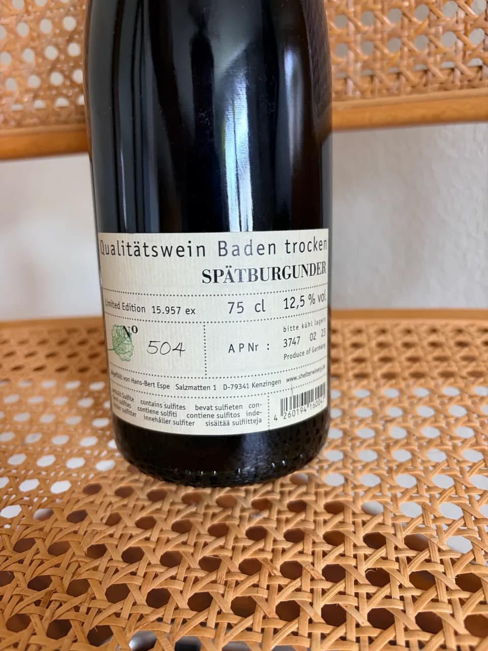 Spätburgunder 2021 Shelter Winery - image 3